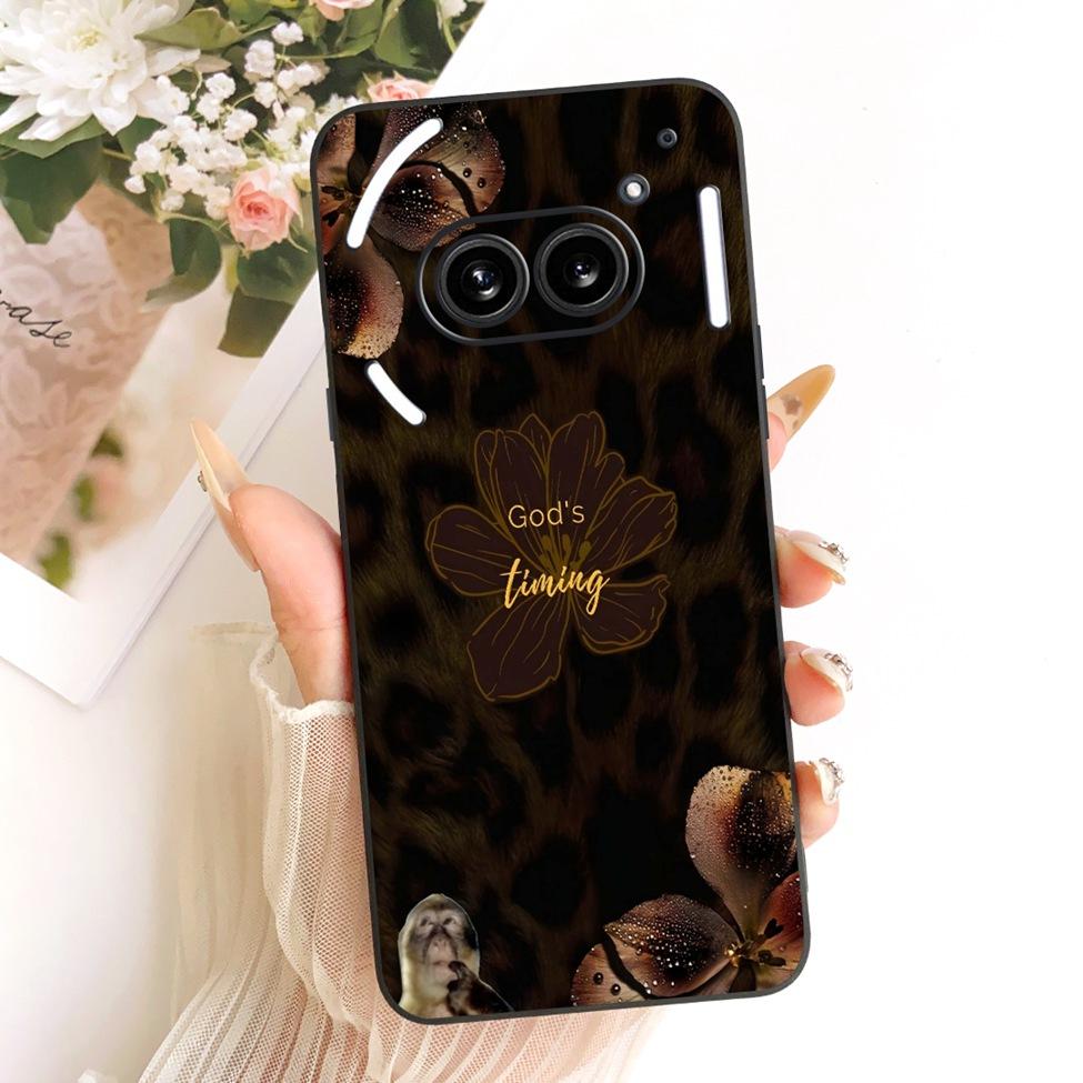 Cover For Nothing Phone 2a Case A142 Silicone Cute Cat Fashion Butterfly Funny Painted Casing For Nothing Phone (2a)