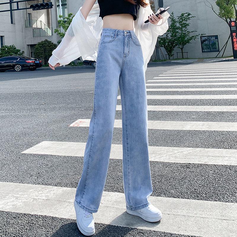 

Женские джинсы с высокой талией и широкими штанинами в стиле ретро — маленькие размеры, универсальная одежда на весну/лето S