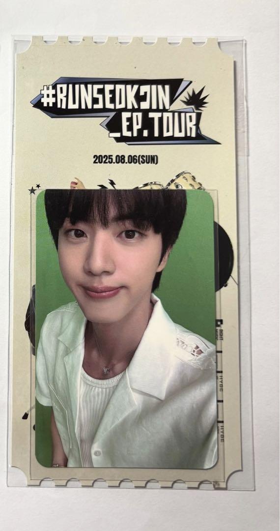 

[USED] BTS JIN London admission bonus DAY2 trading card