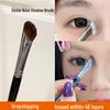 Sickle Nose Contour & Shadow Brush Set: Precision Nostril Blending, Angled Bridge Brush, Fingertip Makeup Tool