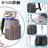 AnT Insulated Backpack Cooler 20L Extra Thick Handbag and Shoulder Suitable for Various Occasions Such As Outdoor and Box, Foldable, Compact,