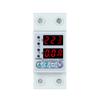 63A 220V Din Rail Adjustable Over Voltage and Under Voltage Protective Device Protector Relay Over