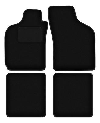 Schwarze Velours-Fußmatten für: Fiat Albea Limousine (2002–2010)