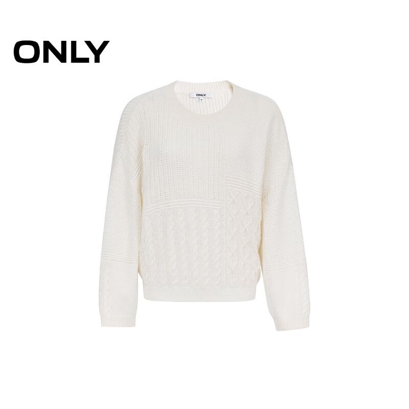 Only Women's 2025 Autumn Sequin Yarn Relaxed Knit Sweater