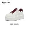 Augustine small white shoes women's 2025 new spring thick-soled small sports shoes casual white board shoes tide