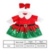 Christmas Geese Outfits Holiday Dress For Statue 23inch Christmas Geese Clothing With Bow For Outdoor Yard Garden Party Winter