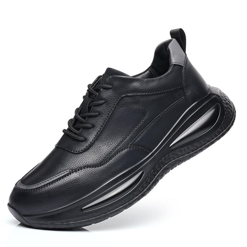 Men's Shoes Autumn and Winter 2024 New Casual Leather Shoes Men's Running Sports Shoes Men's Soft Sole Autumn