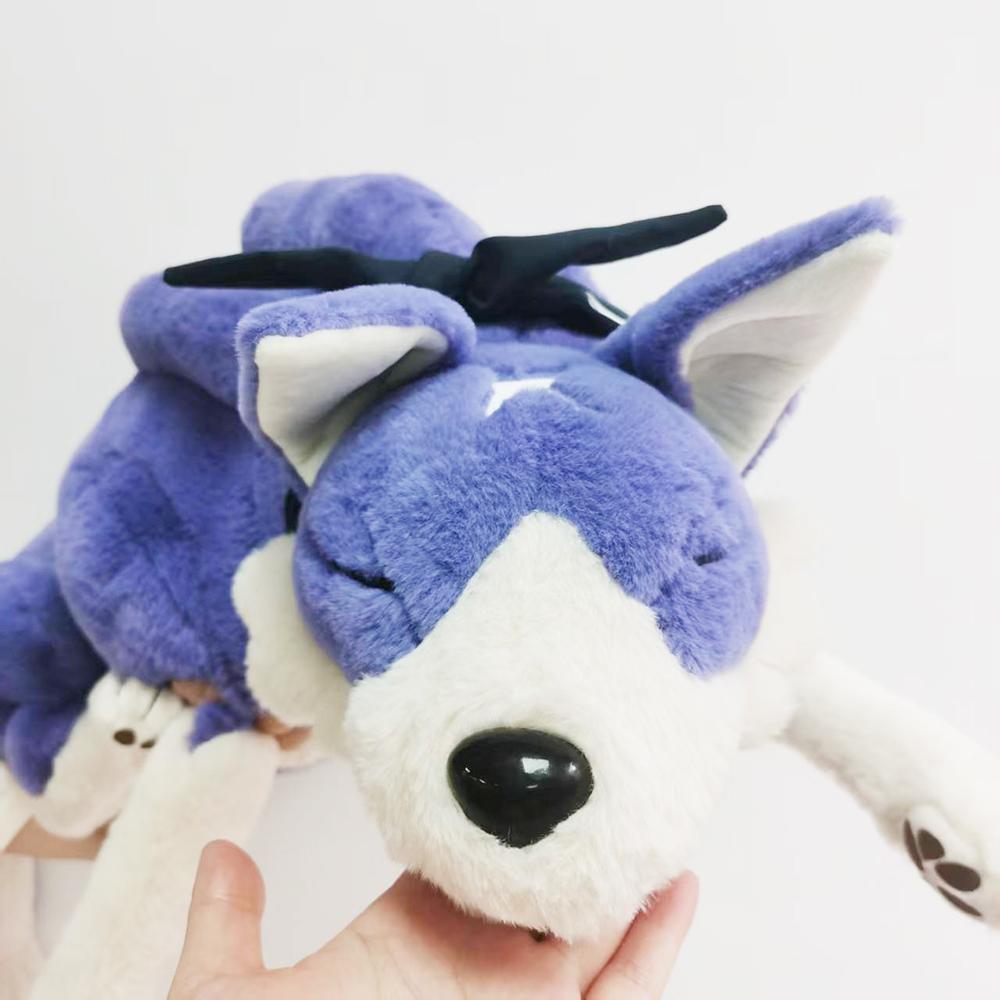 Jumbo Monster Hunter Yama-Inu Plush Toy Wolf Companion Kalku Plushies Large Hug Pillow Cartoon Character Dog Stuffed Toy