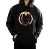 Marvel Mens Iron Man Montage Symbol Hoodie
