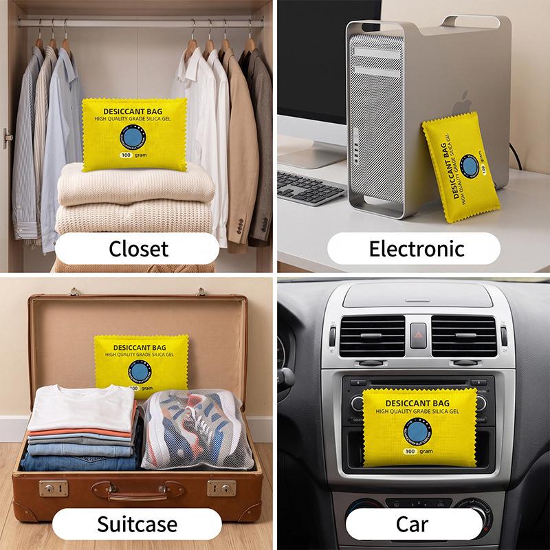 1/2/4 Stück Auto-Luftentfeuchter Feuchtigkeitsabsorber Farbwechselnde Silikagel-Packs Für Garagenlagerung, LKW-SUVs, Schränke, Badezimmer
