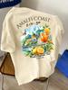Maglietta Grafica Y2k Unisex Costa d'Amalfi Limone Cocktail Italia Estate Viaggio Vacanza Morbida Casual Cotone Manica Corta