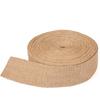 Bande Plate en Coton Jute Décoratif Tissé Tuyau d'Eau Manuel Matériau DIY Corde Chanvre Tissage Uni Bandes pour Arts et Artisanat, Luxe