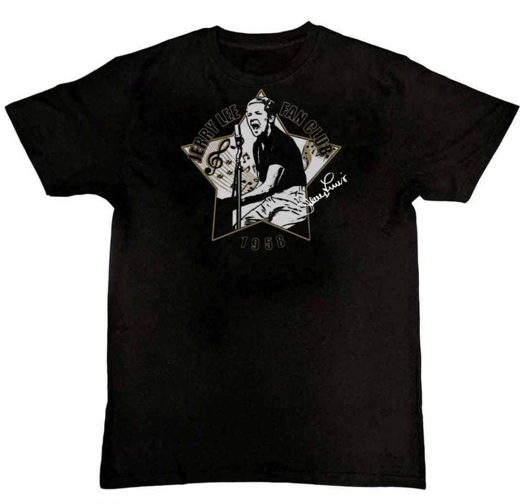 Vtg Jerry Lee Lewis 1985 Tour Graphic Print Unisex T-Shirt S M L XL 2 3 4 XL S