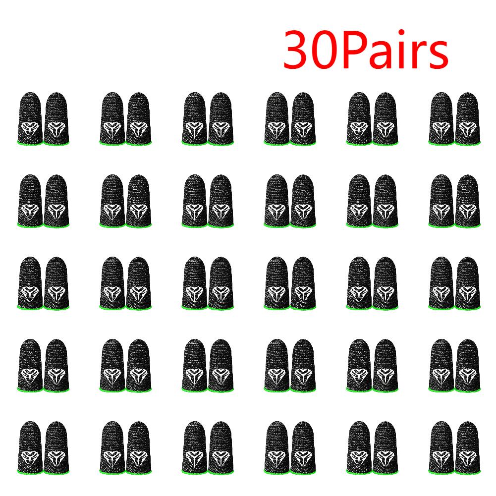 1-30 Paar Gaming-Fingerlinge für PUBG Atmungsaktiv Schweißfest Rutschfest Fingerspitzenabdeckung Daumenhandschuhe Touchscreen-Fingerlinge