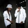New Night Reflective Jackets Double Fabric Windbreaker Hooded Jacket Men Hip Hop Dancer Singer Waterproof Zipper Coats Outwear