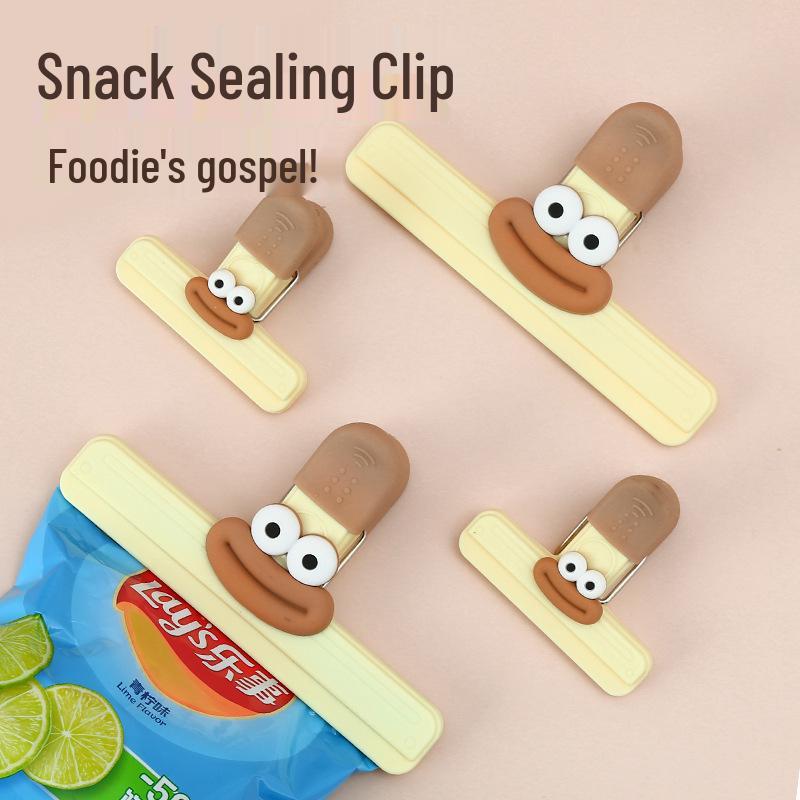 Moisture-Proof Snack Clip: Household Food Sealer for Freshness, Milk Powder, and Tea Preservation