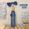 Fashion Solid Color Sunscreen Umbrella Windproof Portable Rain Umbrella Rainproof Anti Wind Folding Sun Umbrella Men