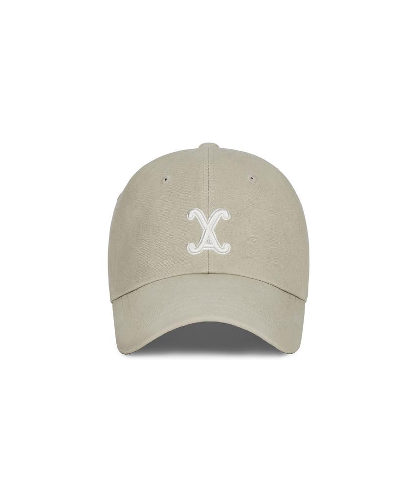 Bajal Va Curved 3D Logo Ball Cap Beige