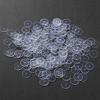 Silicone Rubber Ear Back Stoppers Earlobe Support Patches Findings Stud Earring Plugs for Women Medium Size Clear Pack of 200