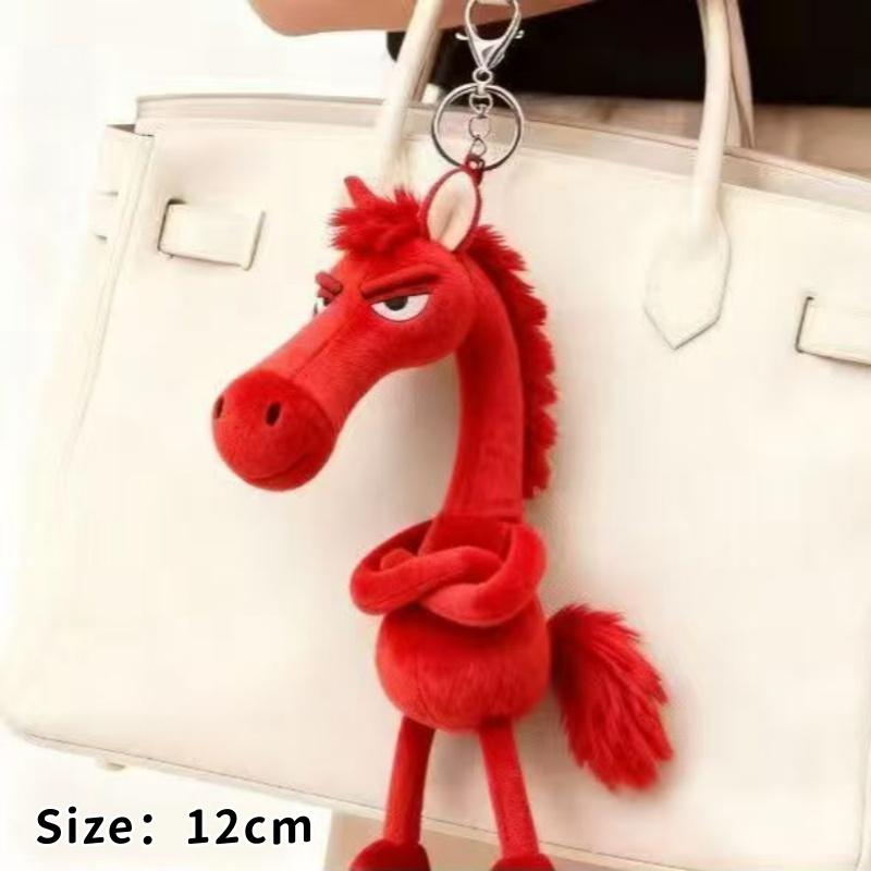 2026 Год Лошади Талисман Подвеска-Лошадь Креативная Мультяшная Реалистичная Лошадь Плюшевая Брелок Аксессуары для Сумки Подарки на Год