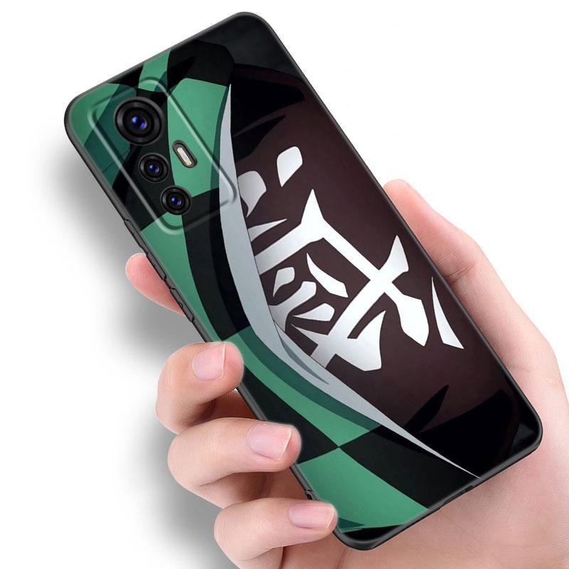 Anime Demon Slayer Phone Case For Xiaomi Mi A2 8 9 SE Note 10 10T 11 12 Lite 9T 11T 12S 12T Pro A3 6X 12X Soft TPU Black Cover