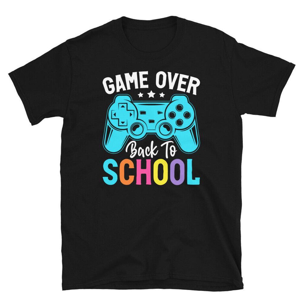 Game Over Back to School Teacher Students Classrooms Short Sleeve Unisex T Shirt
