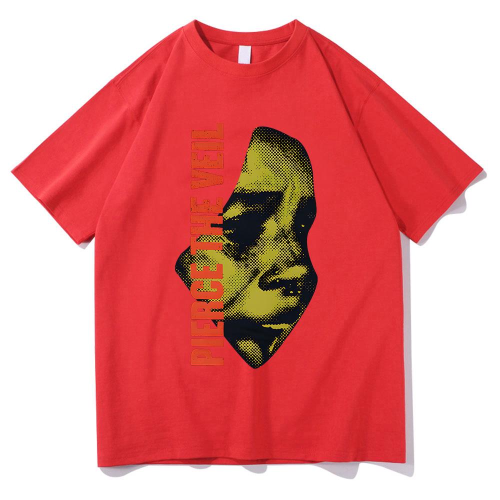 I Can't Hear You Tour T-Shirt Pierce The Veil Rock Band Short Sleeve Cotton T-Shirt Unisex Summer Men's Women Streetwear Casual