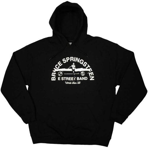 Felpa con cappuccio e pullover con auto inclinata Tour ´23 di Bruce Springsteen, unisex per adulti