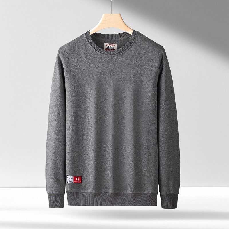 Spring and Autumn Hooded Original Cut-off Label Men s Sports Sweater Dark gray S