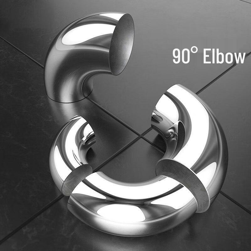 Jinghang 304 Stainless Steel 90-Degree Pipe Elbow