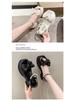 Women's 2025 Summer Fairy Style Platform Sandals with Bow and Pearls
