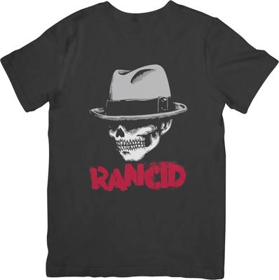 Rancid 1 Музична Унісекс Футболка з Якісної Бавовни Чорна