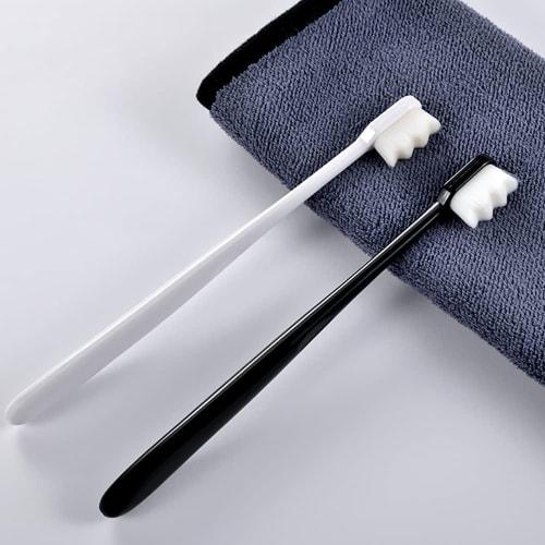 TOYAKU Nano Toothbrush, Soft, 6-Piece Set, Wide Toothbrush, Soft, Extra-Fine, for Adults/Home Use, Cavity Prevention