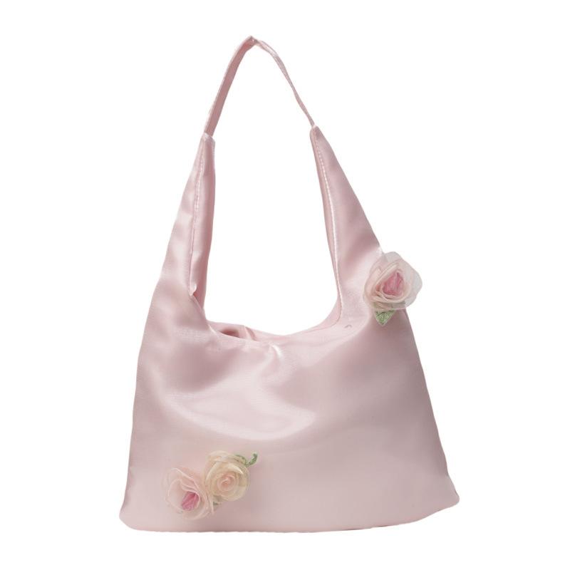 Simple Fashion Trend Armpit Bag Women's Summer New Fashion Trend Flowers Simple Casual Small Square Bag Tide