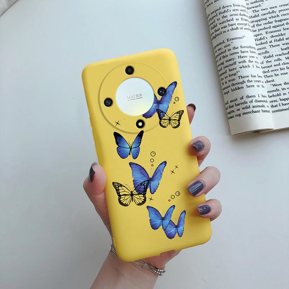 Case For Honor X9a X9b 5G Cover Silicone Soft Fashion Flower Back Shell Coque For Honor X9a X9b X9 a X 9 B 2023 Phone Case Funda