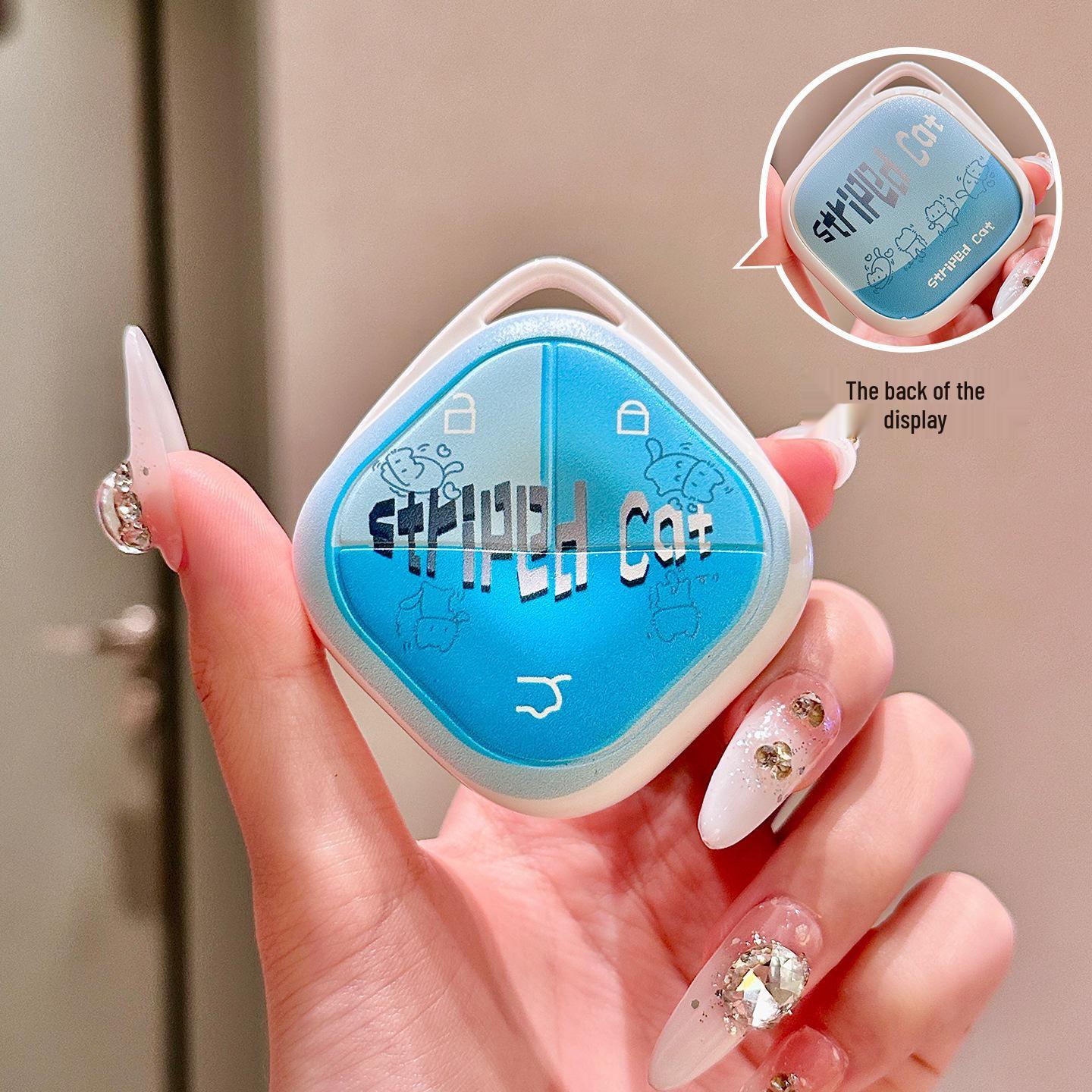 

Wuling Bingo & Baojun Kiwiev Key Cover with Yueye Blue Tone Cat Buckle