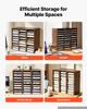 Wood Literature Organizer 27 Compartments Office Mailboxes Brown, Countertop Literature Sorter for Files Documents Papers, with Adjustable Shelves,