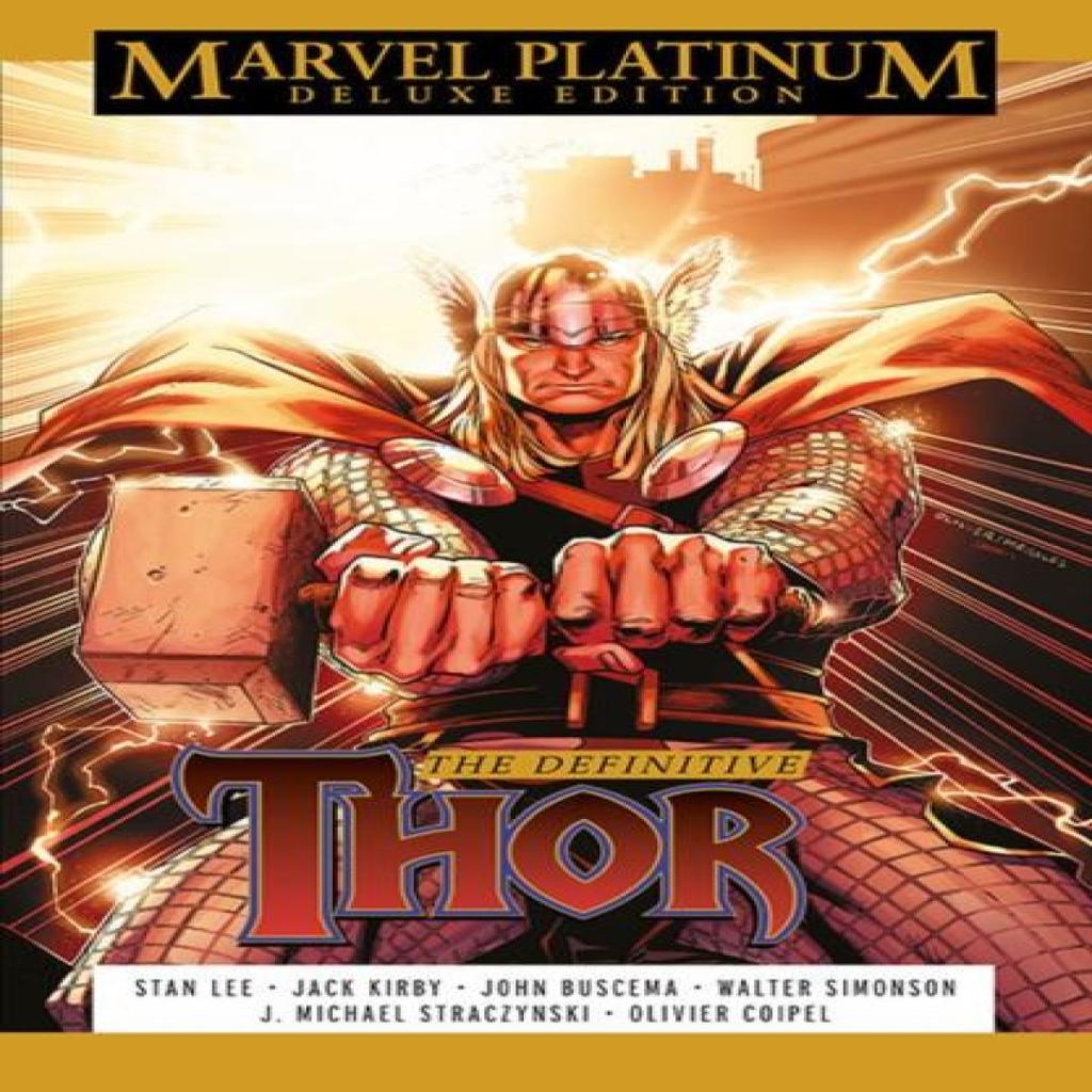 Marvel Platinum Deluxe Edition The Definitive Thor by J Michael Straczynski Hardback Book 9781804910030