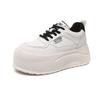 Autumn women's shoes fashionable versatile thick sole heightening breathable lace-up casual shoes foam sole shoes women