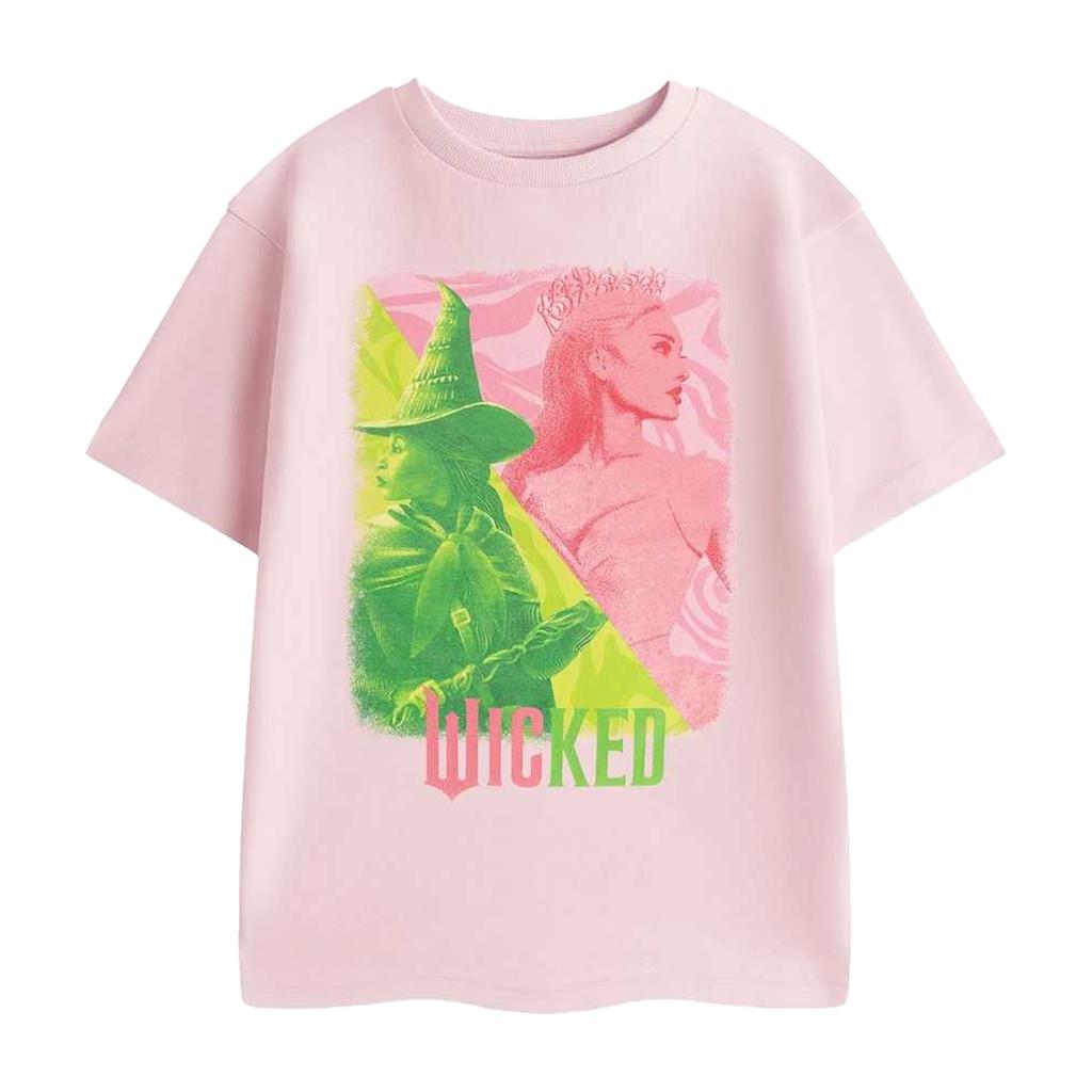 Wicked Girls Elphaba and Glinda Short-Sleeved T-Shirt