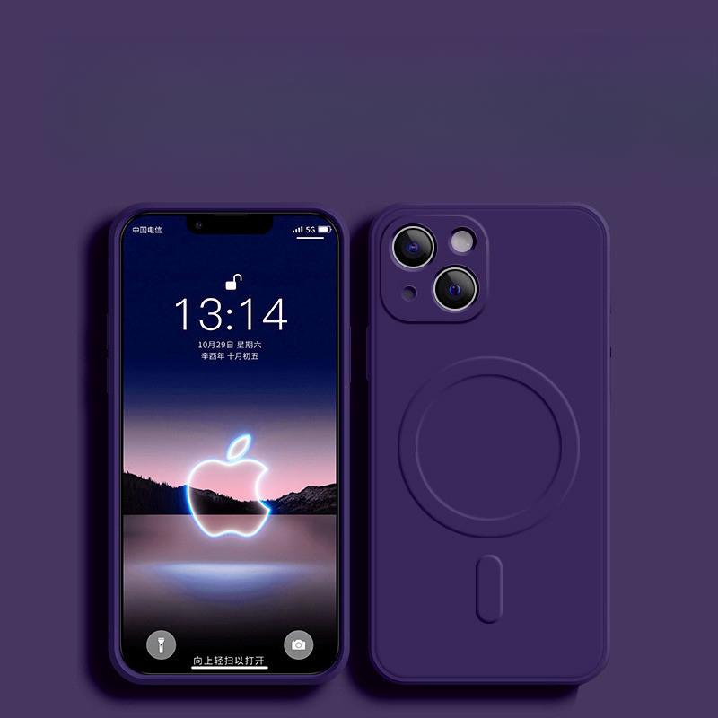 Magsafe Magnetic 14pro Wireless Charging IPhone16 Protective Case Liquid Silicone. Applicable To IPhone 15 Phone Case