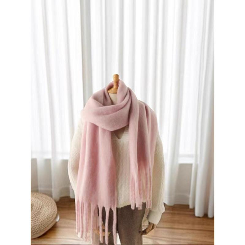 Scarf Women's Winter With Classic Plaid Thicken Student Long Shawl Lovers Neck Thicken to Keep Warm