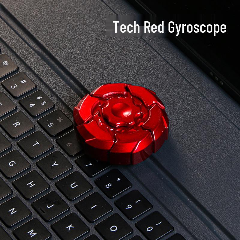 Black Tech Magnetic Armor Spinner: Explosive Fingertip Gyroscope for Decompression and Fun