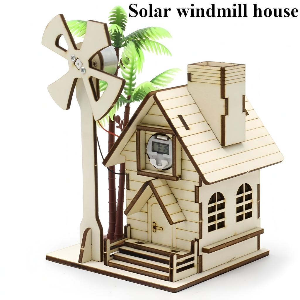 Diy Solar-powered Children's Science and Education Experimental Toys, Hand-assembled Models, Science and Education Toys Gift