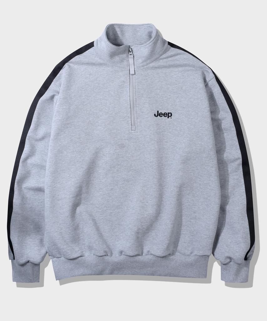 JEEP [430G] Heavyweight Track Half-Zip Sweatshirt (Jq5Tsu832Mg)