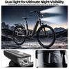 Bicicletă Electrică TTGO E-SUVO Motor 250W Baterie 48V15Ah Autonomie Maximă 120km Anvelope 27.5“ × 2.4” Cadru Suspensie Completă Frâne cu Disc Hidraulice Shimano 7 viteze