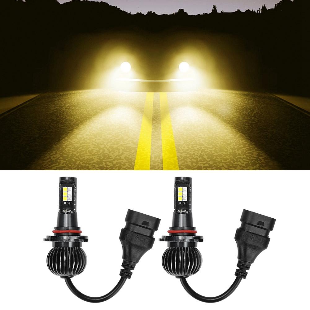 2pcs Ice Blue and Amber CSP Dual Color Fog Lamp Light EV14 9005/9006 9 ...