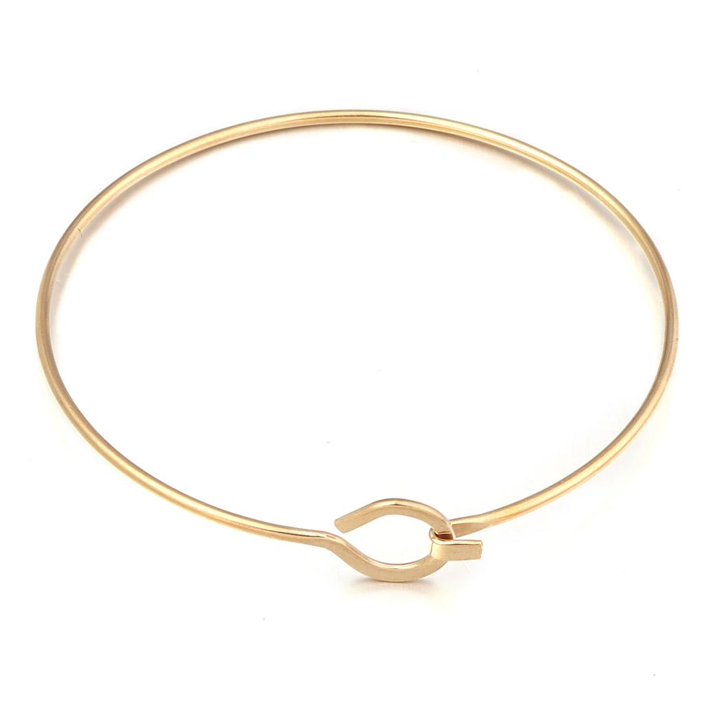 Trendiges Armband aus Edelstahl in Goldoptik – Armreif für Damen und Herren – ideal für Hochzeiten, Geburtstage, Partys, festliche Anlässe und als Geschenk.