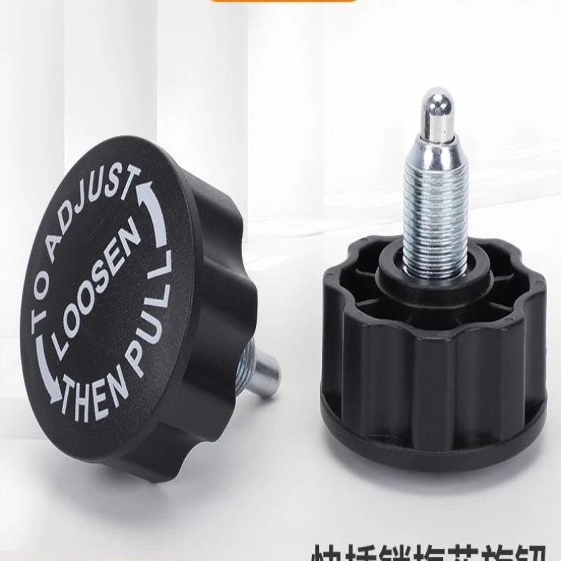 Quick Insert Plum Shaped Locking Knob Sturdy Non-Slip Grip Steel Thread for Auto Maintenance Repair Use