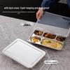 304 Stainless Steel Divided Lunch Plate